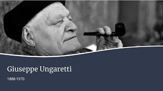 Giuseppe Ungaretti  La vita [upl. by Aleakam]