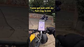 Getting lost with Corinna riding canam motorcycle [upl. by Nolyag]