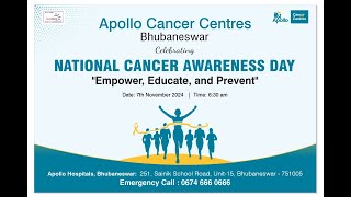 National Cancer Awareness Day  Apollo Cancer Centre Bhubaneswar [upl. by Wemolohtrab]