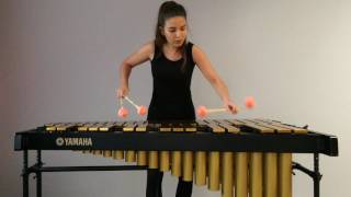 GROOVEMASTER Polish Vibraphonist Alexandra Nawrocka Performs Texas Hoedown by David Friedman [upl. by Assilat]