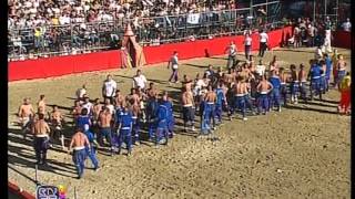 FightCalcio Storico Fiorentino 2006 blancos azules partido suspendido cd1 macanaso [upl. by Yornek]