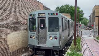 CTA Brown Line Trains  Francisco 2 [upl. by Agate]