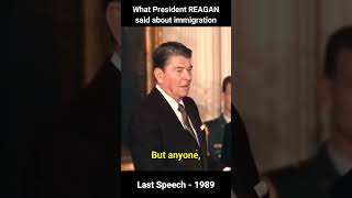 خطاب الرئيس الأمريكي حول الهجرة عام 1989  Reagan Speech about immigration اللوتري dvlottery usa [upl. by Thorlie]