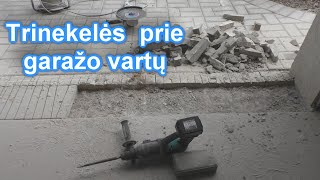 Mano šeštadienis Trinkelių privedimas prie garažo vartų [upl. by Atilegna418]