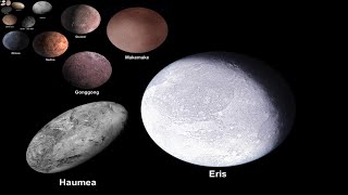 TransNeptunian Objects Size Comparison [upl. by Hpesojnhoj]