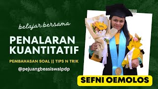 PENALARAN KUANTITATIF  BELAJAR BERSAMA PERSIAPAN TES BAKAT SKOLASTIK by pejuangbeasiswalpdp lpdp [upl. by Okimuk896]