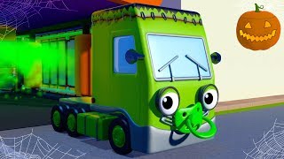 Baby Truck Halloween Song  Nursery Rhymes amp Kids Songs  Geckos Garage  Songs For Children [upl. by Aloke331]