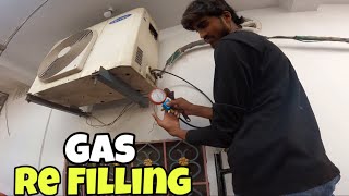 AC gas Re Filling in Supaul  EHSAN [upl. by Nalehp]