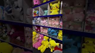 Pandateddy bearall toys available wholesale price branded panda teddybear pikachu toys [upl. by Eilyac827]