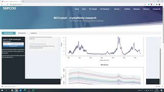 MCCrystal freeaccess calculator of the crystallinity index ofMCC from Raman spectral data [upl. by Cirdet]