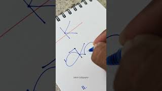 How to Sign the Letter K❤️ [upl. by Ellertnom]