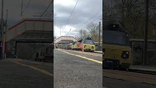 RARE Class 70 pulling a class 66 at Cramlington [upl. by Vassar]