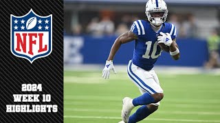 Colts Rookie WR Adonai Mitchell ALL CATCHES vs Bills  2024 Week 10 FULL Highlights [upl. by Zetana]