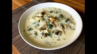 Healthy mushroom soup  Keto friendly gluten free [upl. by Mcclish]