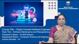 Software Maintenance and Reengineering by Dr BJD Kalyani [upl. by Kamp]