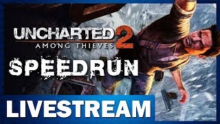 Uncharted 2 Speedrun  3hrs 17mins 10k celebration stream [upl. by Netsoj]