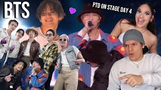 Waleska amp Efra react to BTS  PTD Vegas Day 4 ICONIC MOMENTS amp Comeback We are bulletproof Trailer [upl. by Yance]