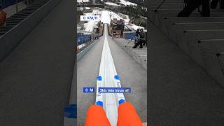 POV You are a ski jumper 🦅 [upl. by Alain]