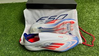 UNBOXING ADIDAS F50 ELITE LACELESS FG ASMR 🔥🔥🔥🔥 [upl. by Stock97]