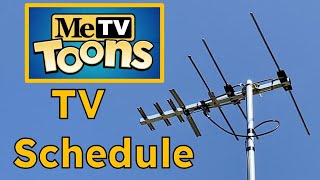 MeTV Toons Schedule Release  New OTA TV 247 Cartoon Channel [upl. by Yumuk]