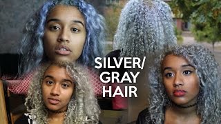 How To Dye Your Hair Silver  Gray  OffbeatLook [upl. by Travis]