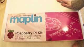 Maplin Raspberry Pi Kit Unboxing  ProductReviewShow [upl. by Almira]