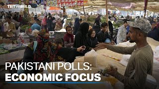 Economy on agenda ahead of Pakistan elections [upl. by Noislla]