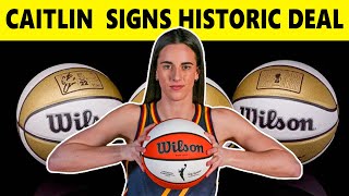 Caitlin Wilson Deal  Fever’s Caitlin Clark signs historic deal with Wilson [upl. by Bowes]