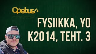 Fysiikka YO K2014 teht 3 [upl. by Helbona949]