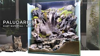 paludarium Giant waterfall with mist effect [upl. by Meesak]