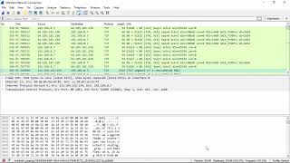 Analyzing the live capture using Wireshark [upl. by Landel]