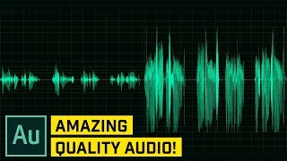 Make Your Audio and Voice Sound Better – Audition CC Tutorial [upl. by Annait]