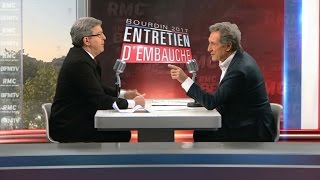 Vif échange entre Mélenchon et Bourdin sur la question vénézuélienne [upl. by Eastman379]