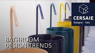 Overview of trends and new sanitary ware at Cersaie 2024 [upl. by Oletha]