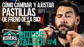 Cómo cambiar y ajustar pastillas de freno de la bici Riders Taller 4 [upl. by Zsa Zsa10]