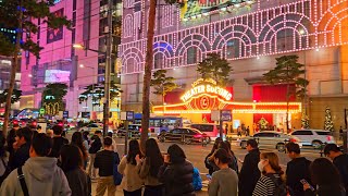 Myeongdong is starting to look like Christmas 🎄 November 2024  Seoul South Korea 명동 明洞 [upl. by Older]