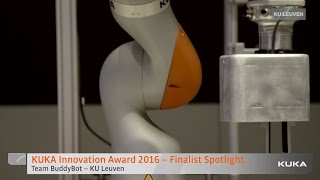 Team BuddyBot spotlight  KUKA Innovation Award 2016 [upl. by Nhaj]