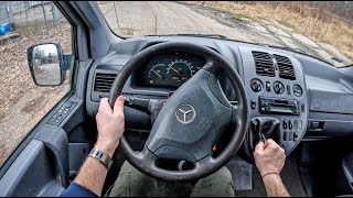 2001 Mercedes Vito W638 22 CDI 116HP  POV Test Drive 1078 Joe Black [upl. by Domella668]