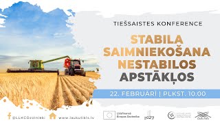 Stabila saimniekošana nestabilos apstākļos [upl. by Ardiedal]