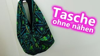 DIY Tasche ohne Nähen Tasche nähen ohne Nähmaschine Handtasche ohne Naht DIY bag [upl. by Eiramlatsyrc135]