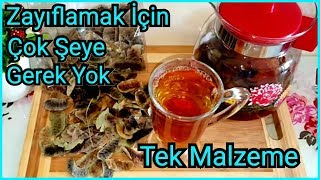 Tek Malzemeyle Göbek Yağlarını Eriten Mucize Zayıflama KürüAçlık Otu [upl. by Hemingway437]