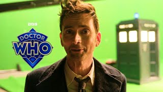 David Tennant Films the Regeneration  The Power of the Doctor  Doctor Who [upl. by Gael]