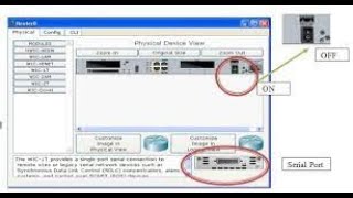 How to add serial port on Router  Cisco Packet Tracer serial port [upl. by Hewet]