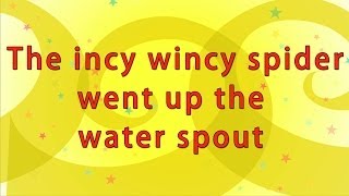 Karaoke Rhymes  Incy Wincy Spider [upl. by Abroms732]