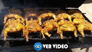 Como hacer un Rico Pollo Dominicano a las Brasas [upl. by Htebazile]