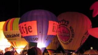 Nightglow auf der Montgolfiade 2012 in Warstein am 07092012 [upl. by Oiluig720]