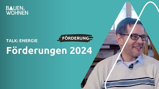 Talk  Fördergelder 2024 und Heizungsgesetz I BAUEN amp WOHNEN [upl. by Atteuqnas]