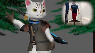 Cat In The Forest  3D Animated Performance [upl. by Nylirac874]