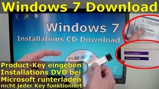 Windows 7 bei Microsoft runterladen  gelöst  ISO Image Download 32Bit  64Bit von Microsoft [upl. by Enyala]