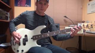 Locked out of heaven multitrack recording BASS amp GUITAR Yamaha BB1024  PAC611THR10 [upl. by Grimonia]